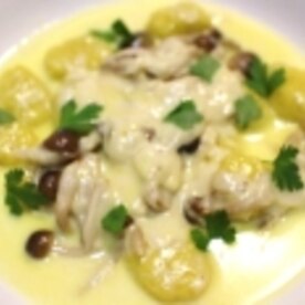 絶品 手作りニョッキのチーズクリーム レシピ 作り方 By Seika A 楽天レシピ